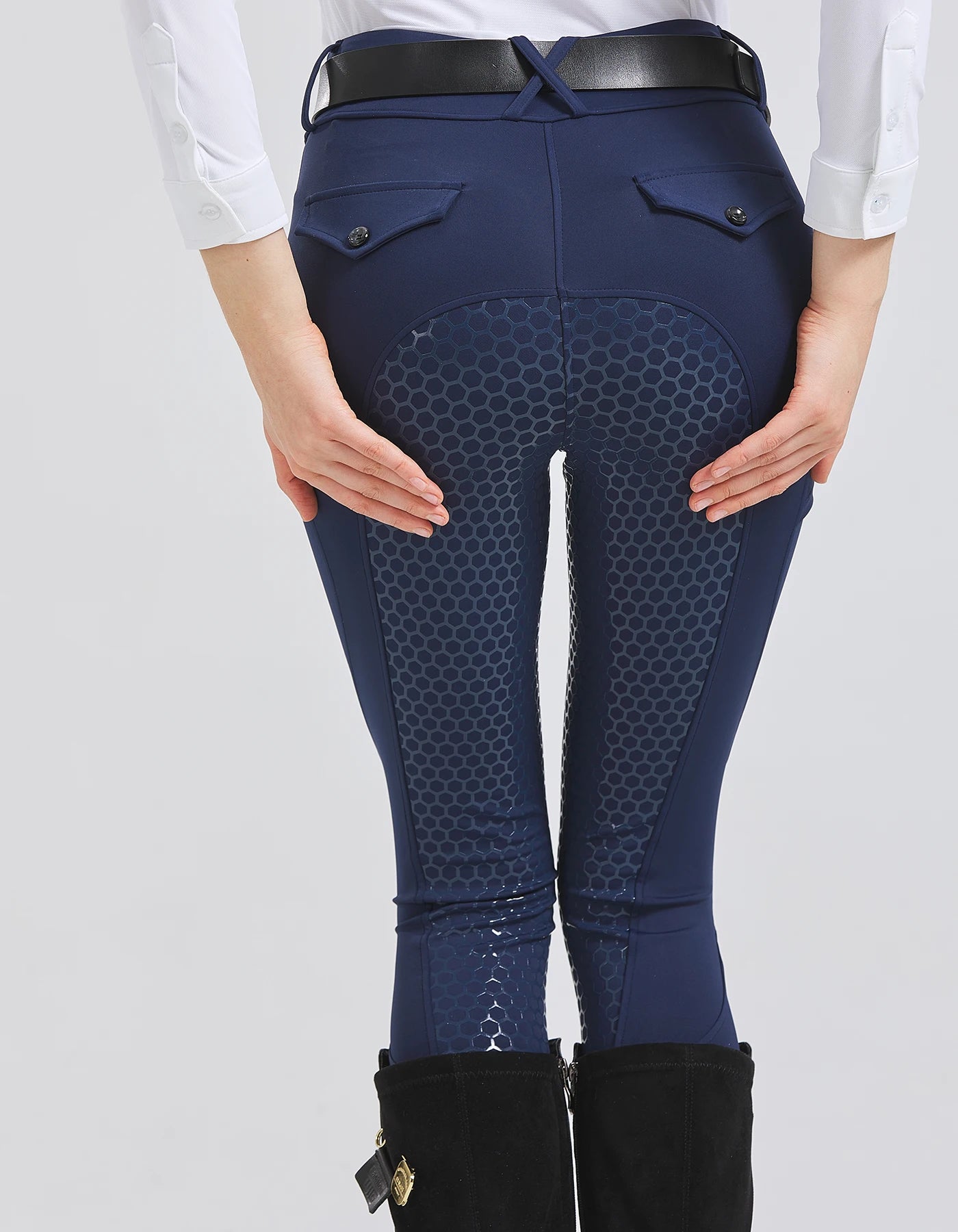 Pantalones de montar Four Seasons Breeches para mujer, pantalones deportivos ecuestres profesionales, pantalones antideslizantes de silicona para montar, resistentes al desgaste, de alta elasticidad.